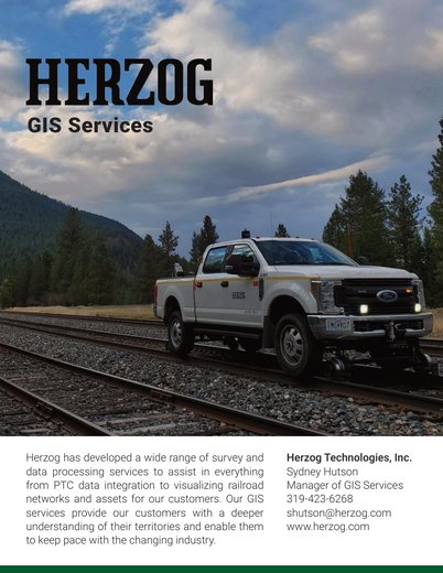 Cover of GIS Services Flyer, Herzog Technologies