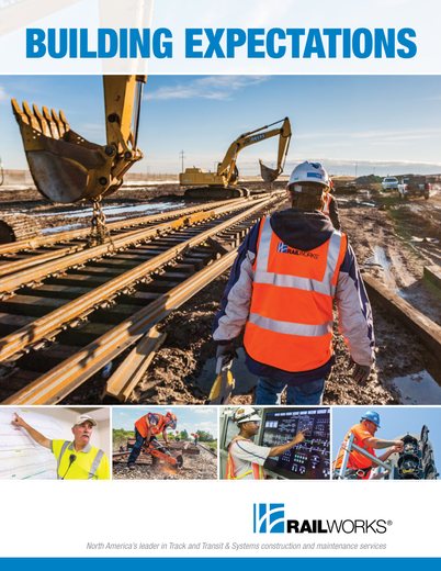 Cover of RailWorks Corporate Brochure, RailWorks
