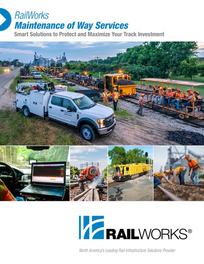 Cover of Maintenance of Way Services, RailWorks